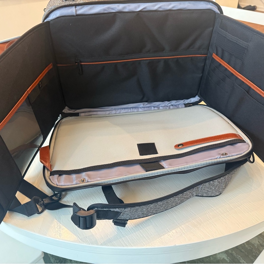 Gray Laptop Backpack - Picture 3 of 5